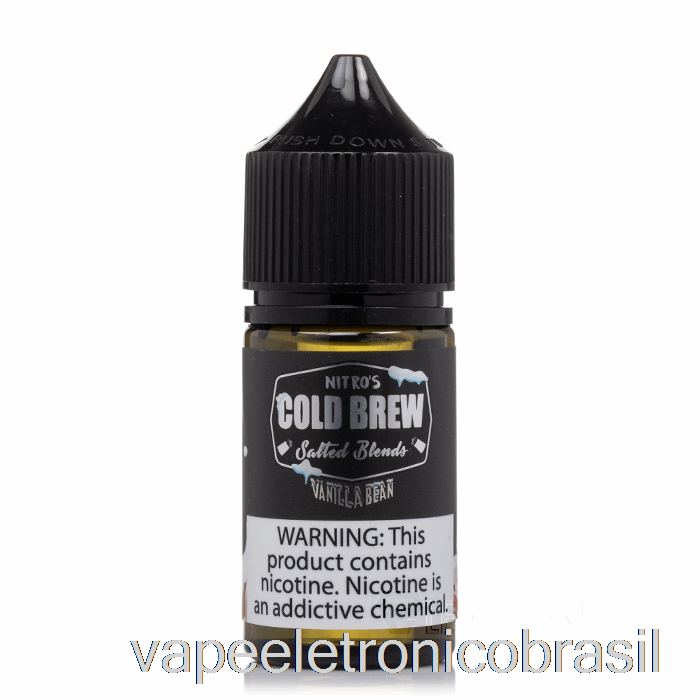 Fava De Baunilha Vape Eletronico - Sais De Fermentação Fria Nitros - 30ml 25mg